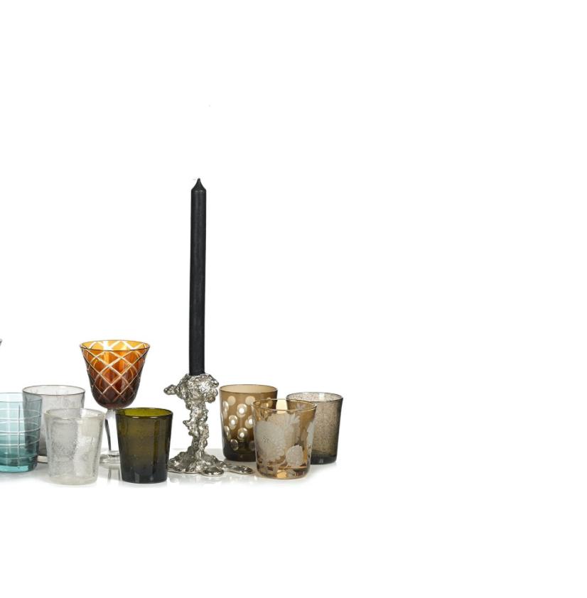 POLSPOTTEN Kandelaar Drip Silver Small | Van €60, nu, Huis en Inrichting, Woonaccessoires | Kandelaars en Kaarsen, Overige materialen