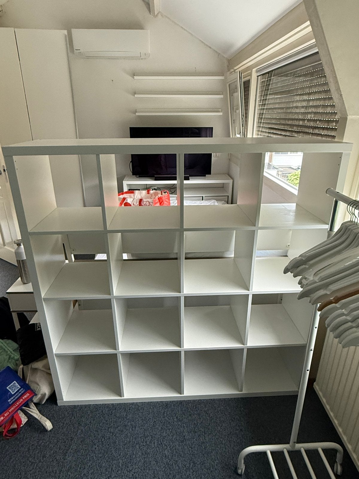 Ikea Kallax wit 4x4, Ophalen, Zo goed als nieuw