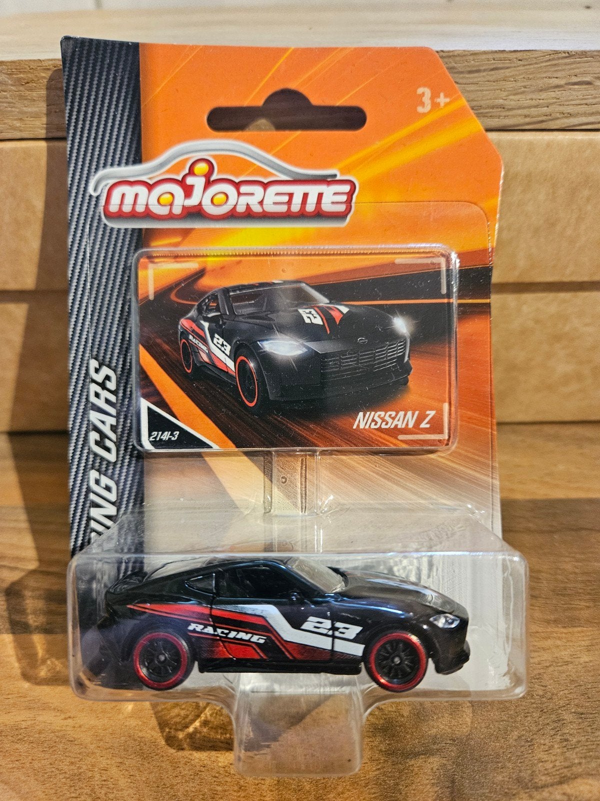 Majorette Nissan Z Zwart in OVP, Ophalen of Verzenden, Zo goed als nieuw, Auto