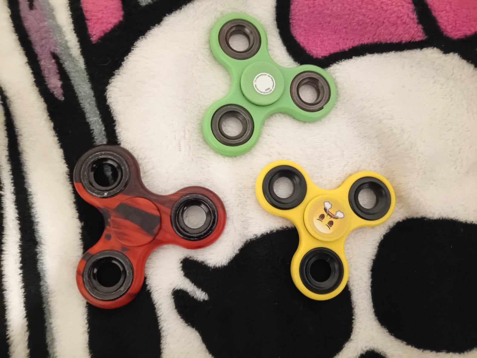 3 fidget spinners, Verzenden, Gebruikt, Overige typen
