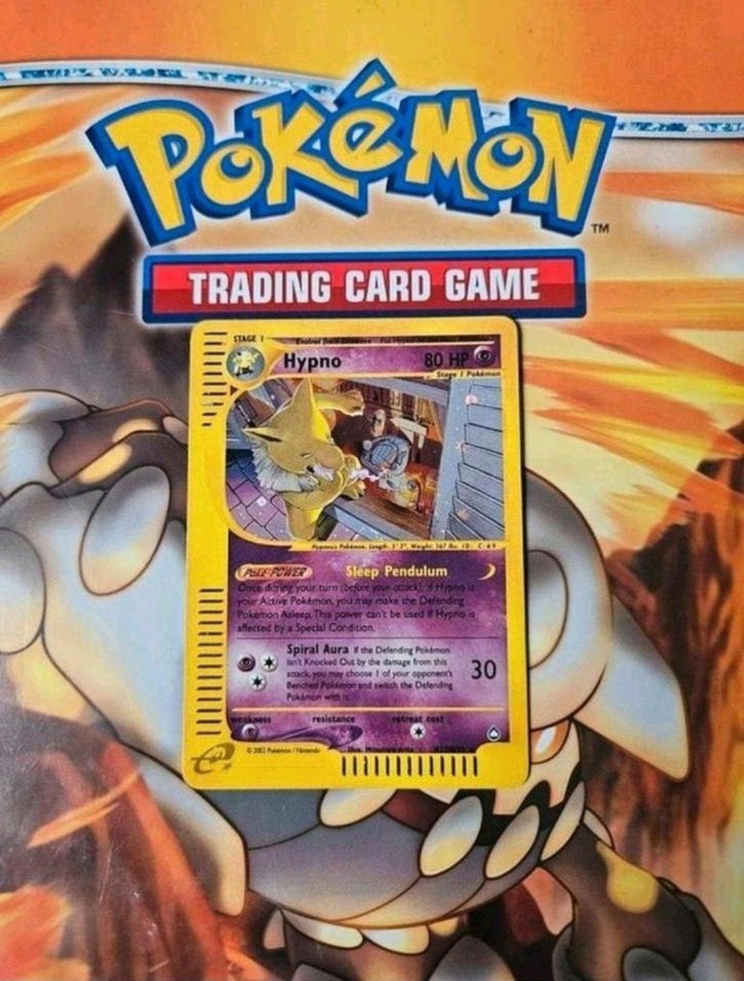Hypno H12/H32 Ex Aquapolis set pokemon kaart nm, Ophalen of Verzenden, Zo goed als nieuw, Losse kaart, Foil