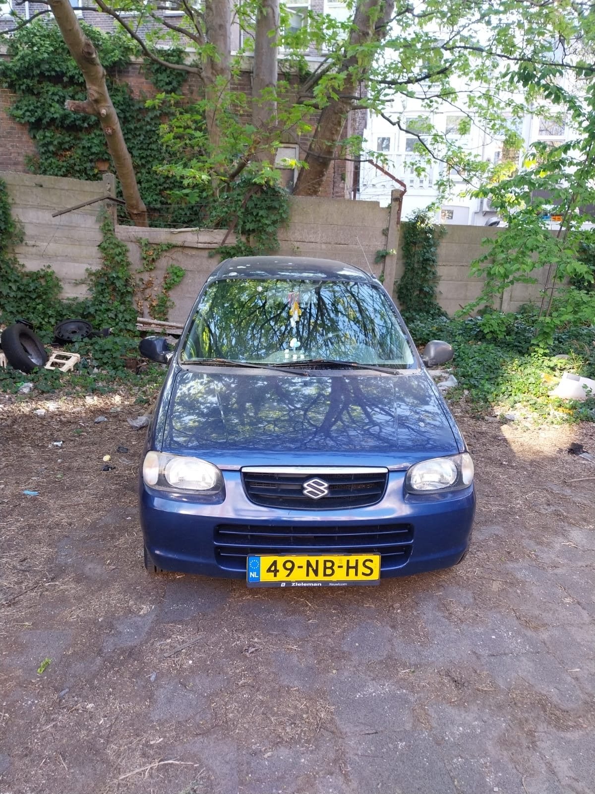 Suzuki Alto 1.1 AUT 2003 Blauw, Auto's, Suzuki, 4 cilinders, Origineel Nederlands, Particulier, 23 €/maand