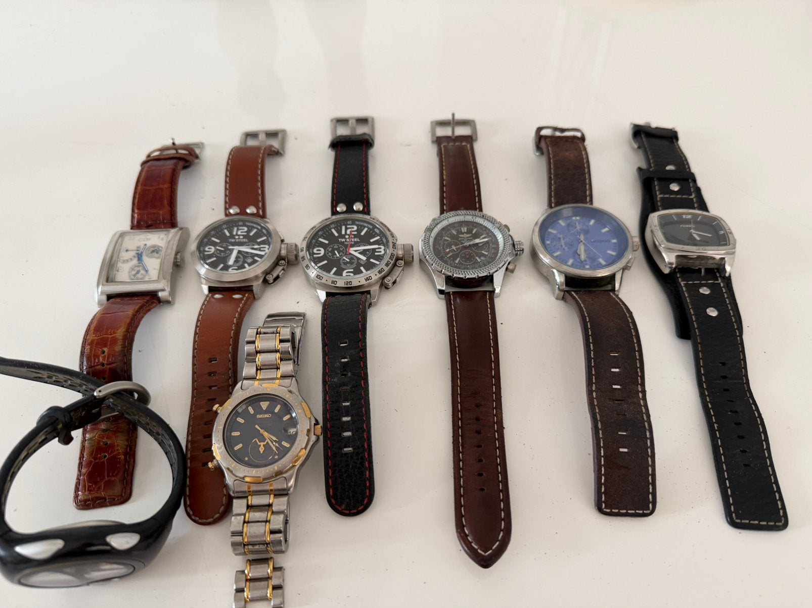 Diverse horloges ter overname, per stuk of als set mogelijk., Sieraden, Tassen en Uiterlijk, Horloges | Heren, Overige merken