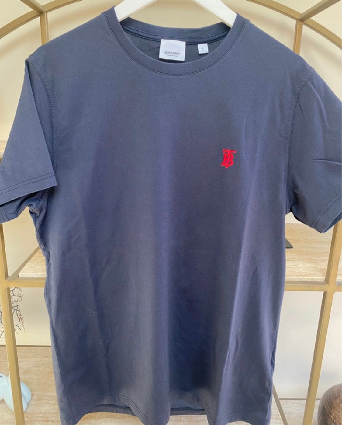 Burberry T-shirt, Kleding | Heren, Ophalen of Verzenden, Zo goed als nieuw, Maat 48/50 (M), Blauw