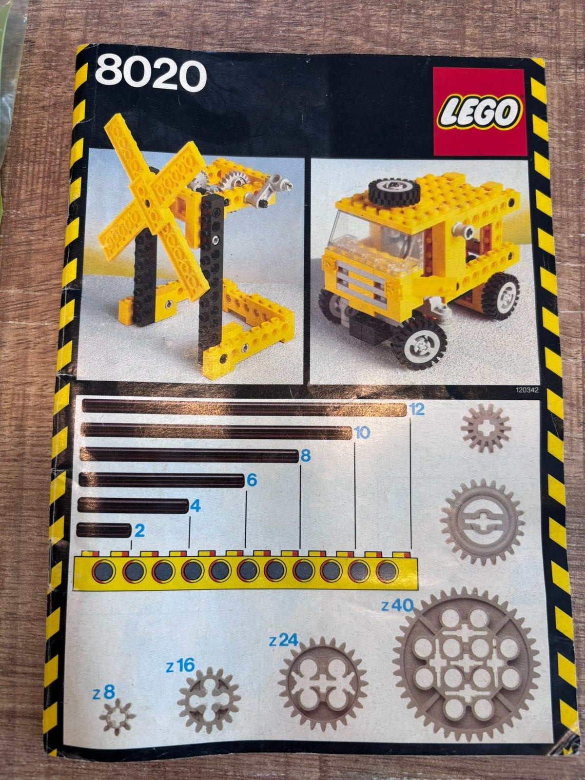 Lego set 8020 ‘Universal Building Set’ uit 1984, Gebruikt, Lego, Inclusief instructies, Ophalen of Verzenden