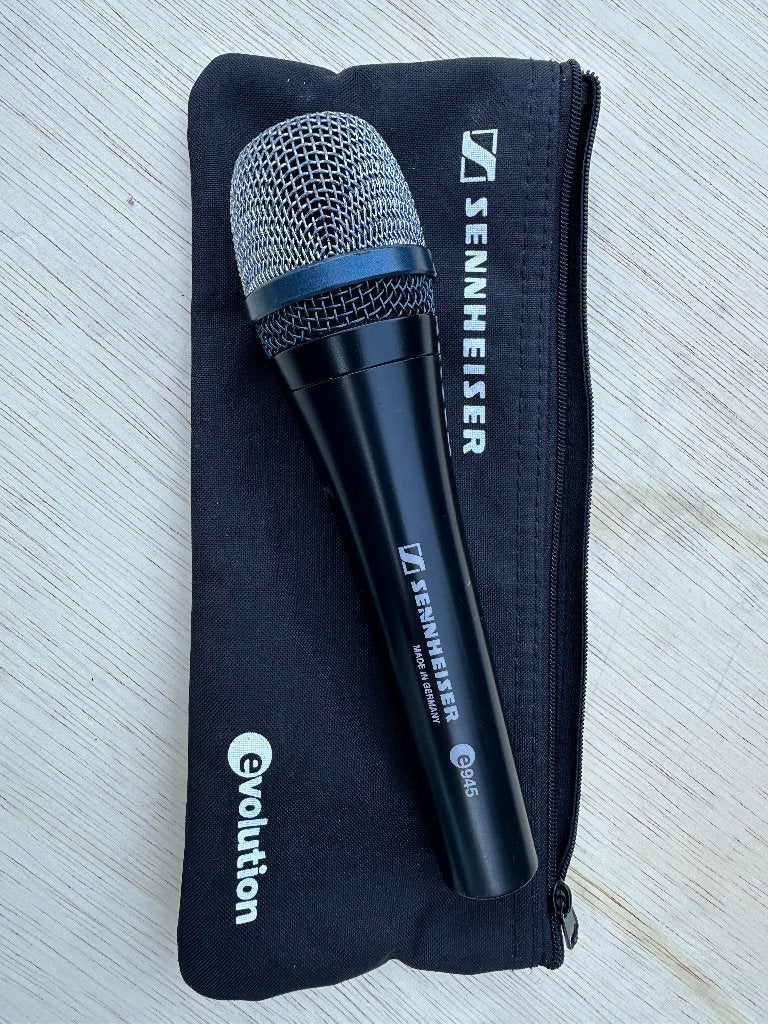 Sennheiser e945 evolution microfoon 30 euro, Ophalen of Verzenden, Zo goed als nieuw, Zangmicrofoon