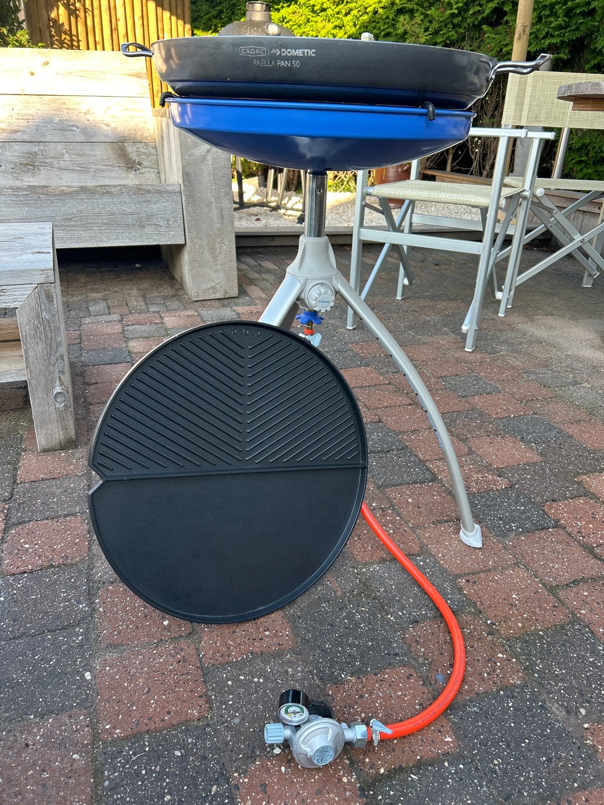 Cadac Dometic Paella Pan 50, BBQ/Grillplaat en gasregelaa, Ophalen, Zo goed als nieuw