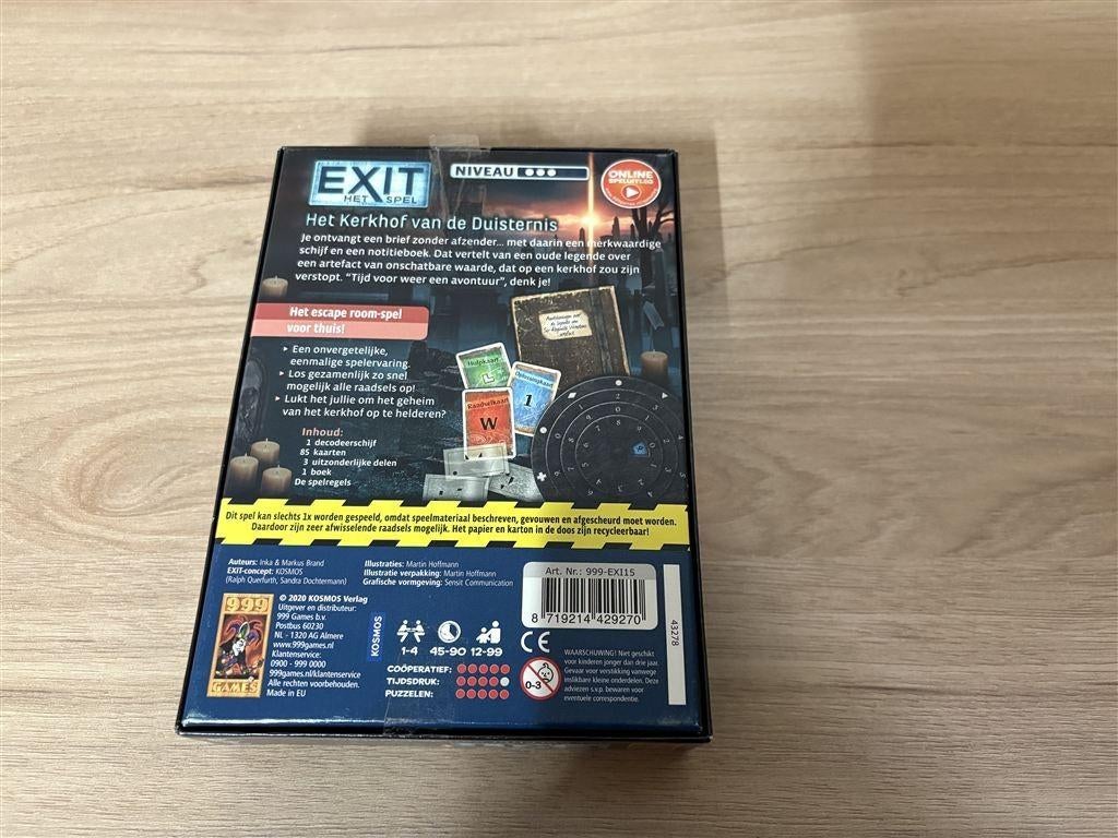 exit het kerkhof van de duisternis [3361], Verzenden, Zo goed als nieuw