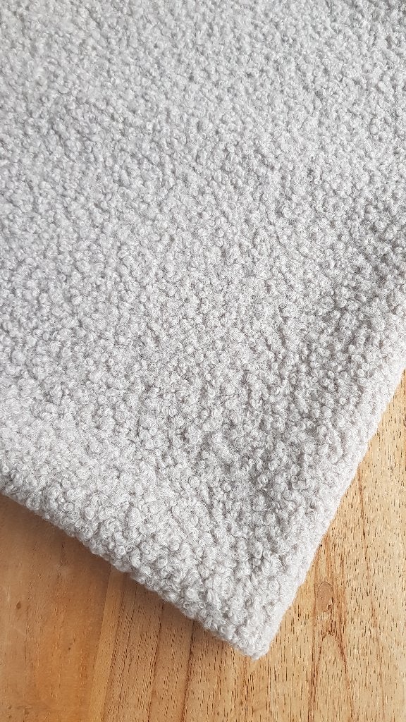 Boucle stof, Verzenden, 120 cm of meer, Beige, Nieuw