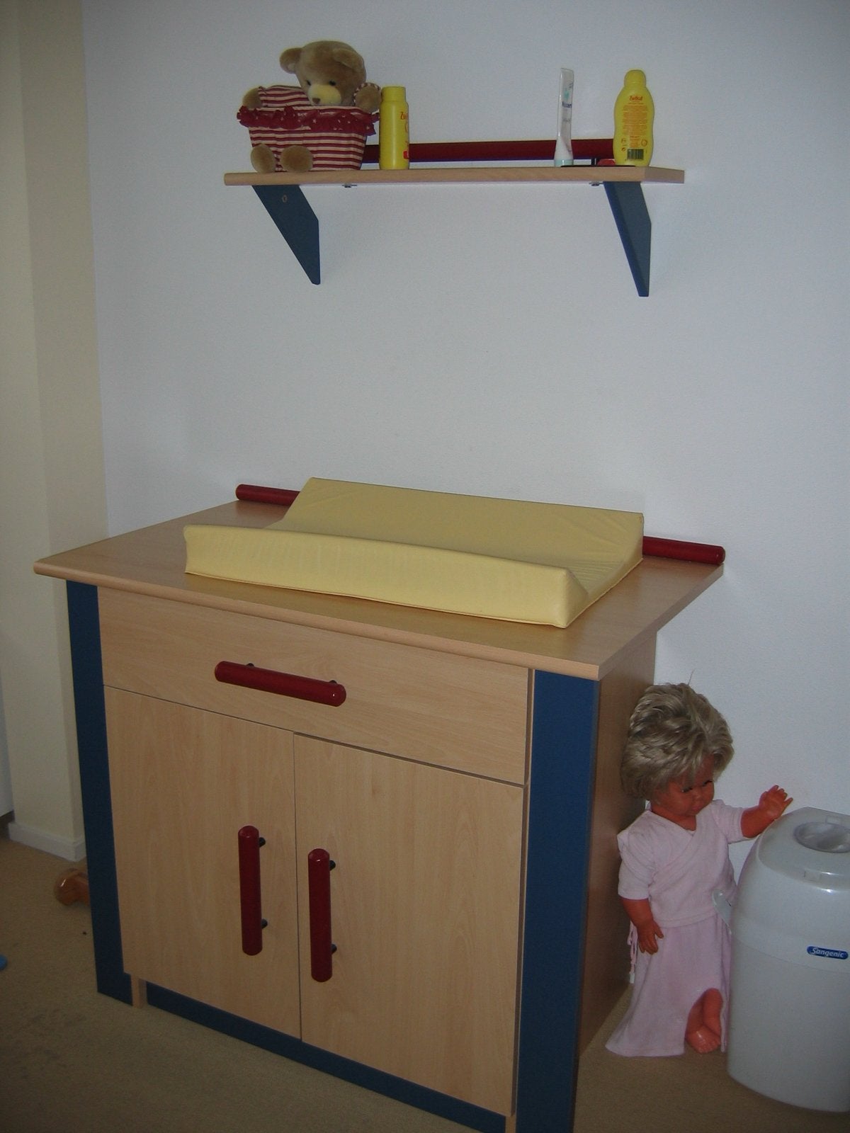 Babykamer set: Ledikant en Commode, Kinderen en Baby's, Babywiegjes en Ledikanten, Ophalen, Gebruikt, Ledikant