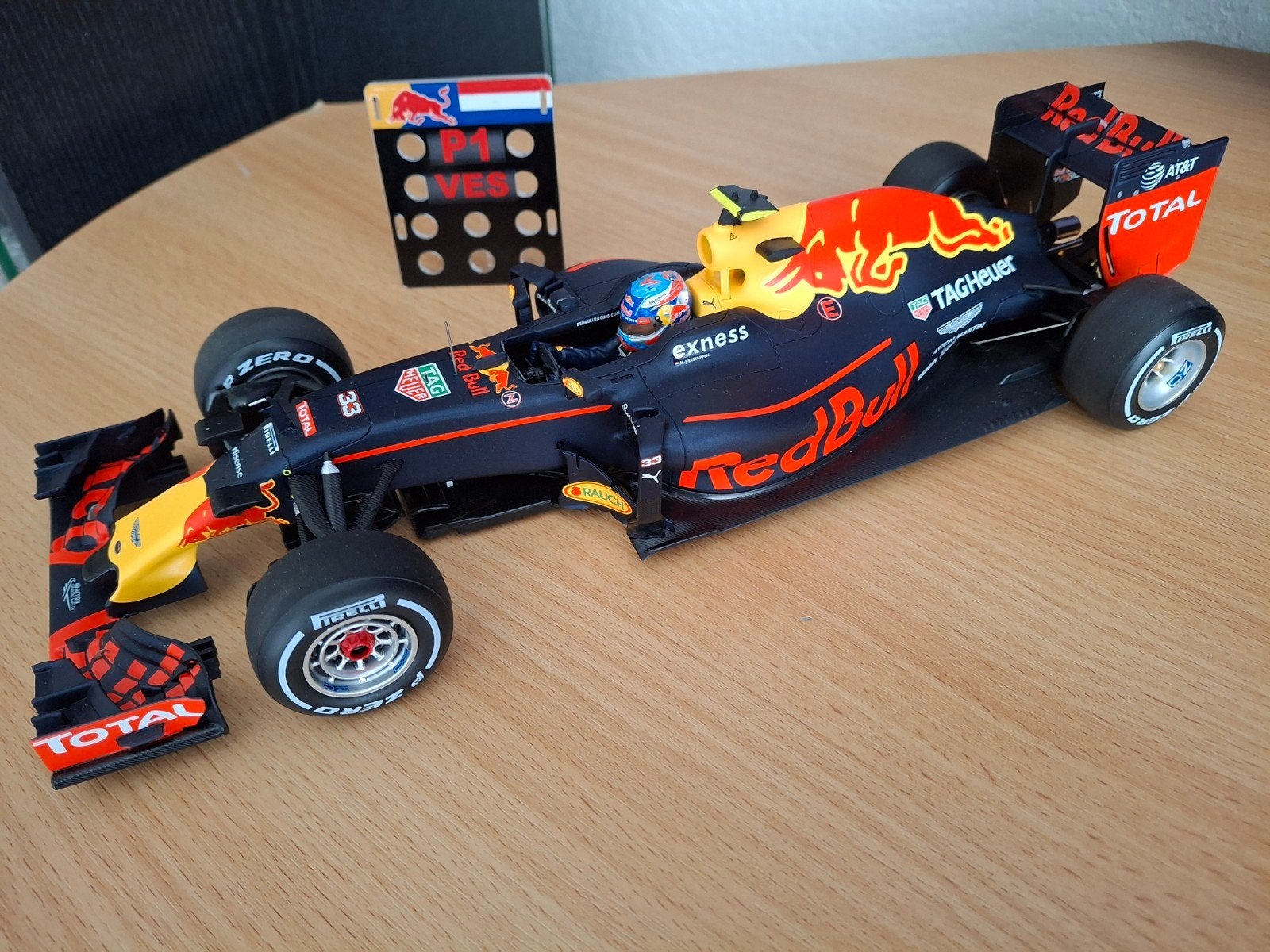 Max Verstappen Red Bull RB12 2016 Spanje GP Spark 1:18, Ophalen of Verzenden, Zo goed als nieuw, Auto, Overige merken