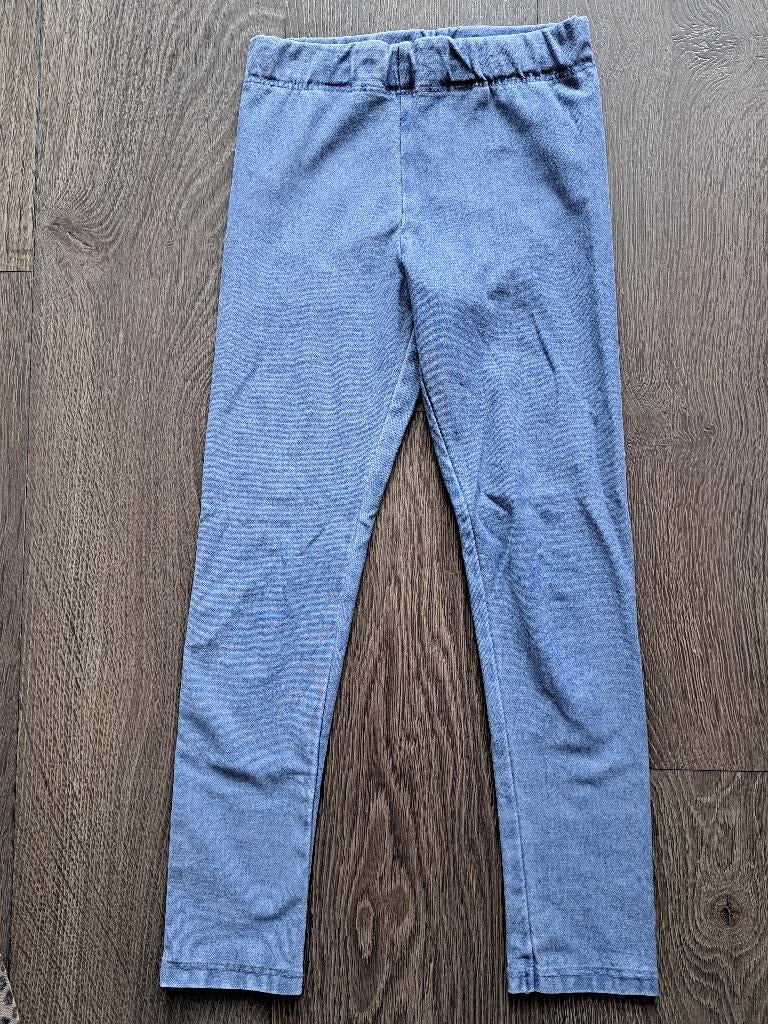 denim Legging  - 128   jusa17, Kinderen en Baby's, Kinderkleding | Maat 128, Broek, Meisje, Ophalen of Verzenden, Zo goed als nieuw