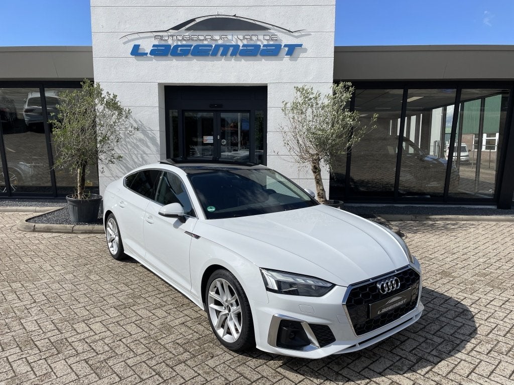 Audi A5 Sportback A5 35 2.0 TFSI Sportback S line Camera Pan, Automaat, Gebruikt, 4 cilinders, Leder