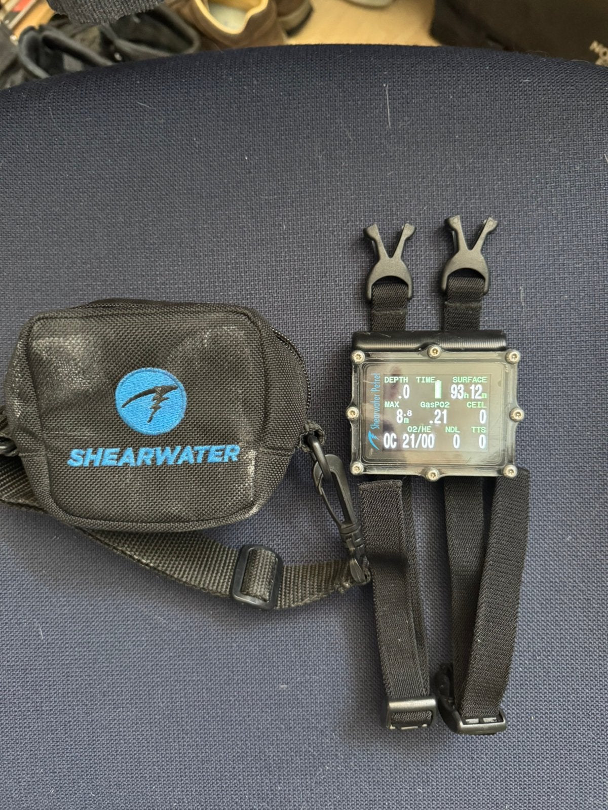 Mooie Shearwater Petrel, Watersport en Boten, Ophalen of Verzenden, Gebruikt, Duikcomputer