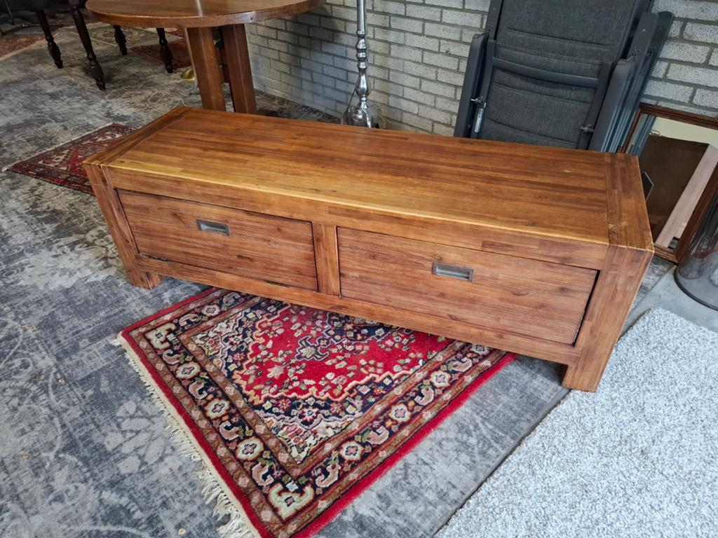 Massief Geleefd hout Henders & Hazel Tv dressoir. Zie omschr, Ophalen, Gebruikt, Overige houtsoorten