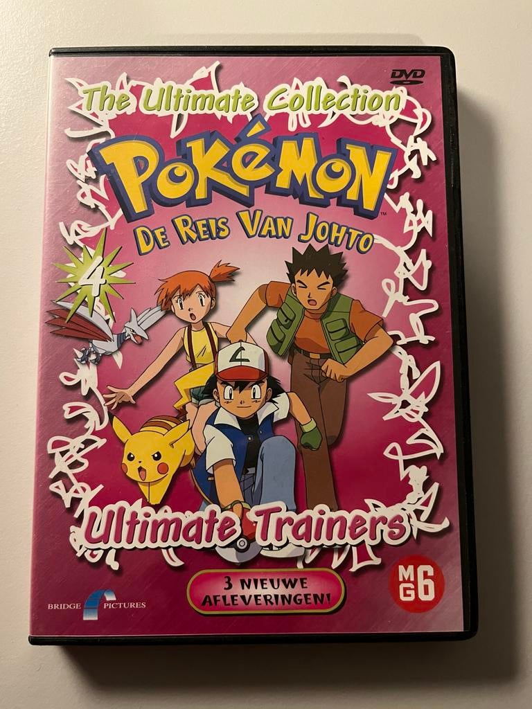 Pokémon: De Reis van Johto - Ultimate Trainers DVD, Avontuur, Gebruikt, Ophalen of Verzenden, Vanaf 6 jaar