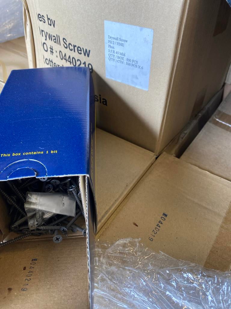 30000x Gipsplaatschroef 3,5x45 mm - Nieuw, Ophalen, Onbekend, Nieuw, Onbekend