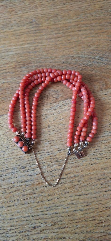 Armband bloedkoraal, Ophalen of Verzenden, Overige materialen, Armband