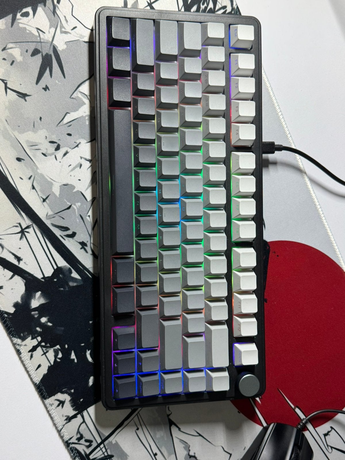 Attack shark kbm, muismat, Ophalen, Zo goed als nieuw, Gaming toetsenbord, Qwerty