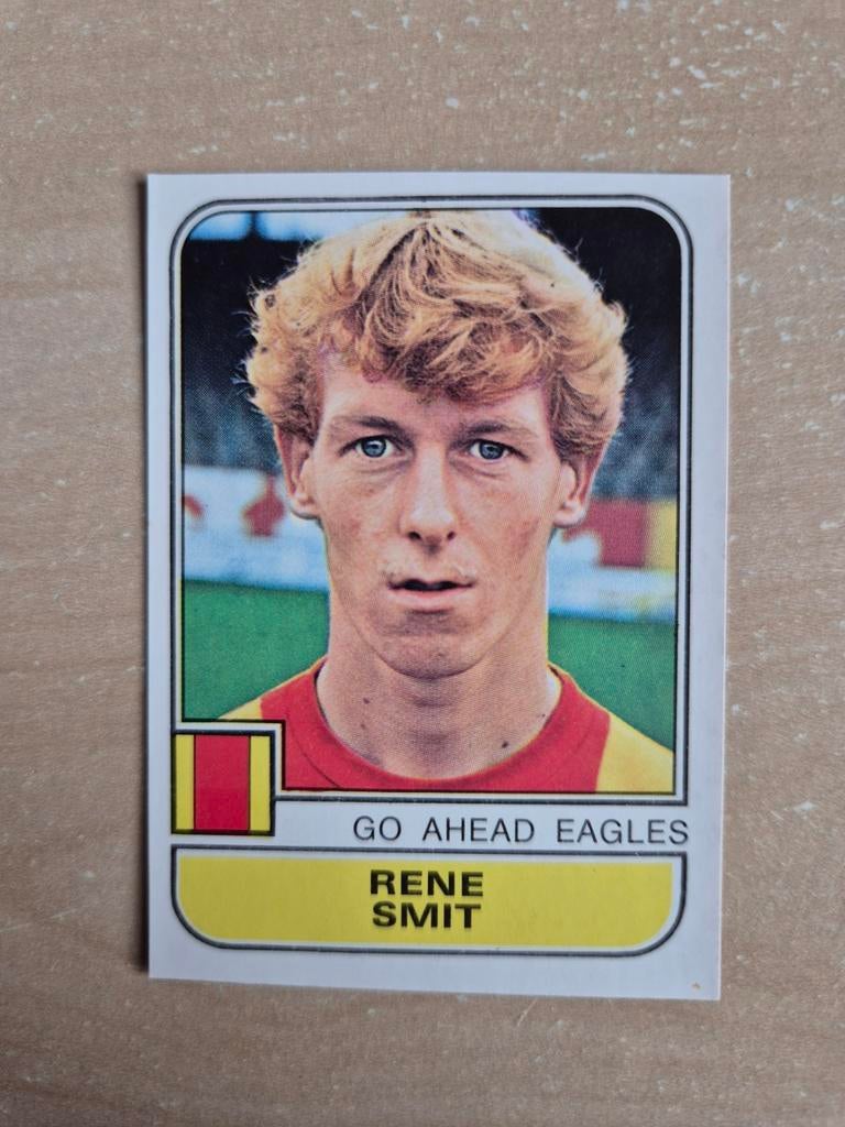 Panini Voetbal 82 Rene Smit Go Ahead Eagles, Verzamelen, Sportartikelen en Voetbal, Ophalen of Verzenden, Zo goed als nieuw, Overige binnenlandse clubs