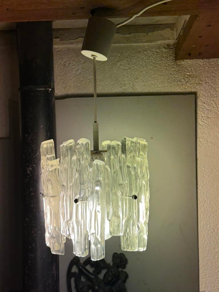 Hanglamp,sixties,zeventies,Mid-Century, Space Age,vintage, Ophalen of Verzenden, Gebruikt, Glas, Sixties,zeventies, Mid-Century,POP,Space Age