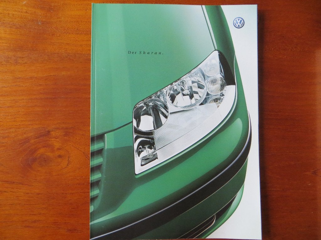 Volkswagen Sharan (okt. 2001) + bijlage, Ophalen of Verzenden, Nieuw, Volkswagen