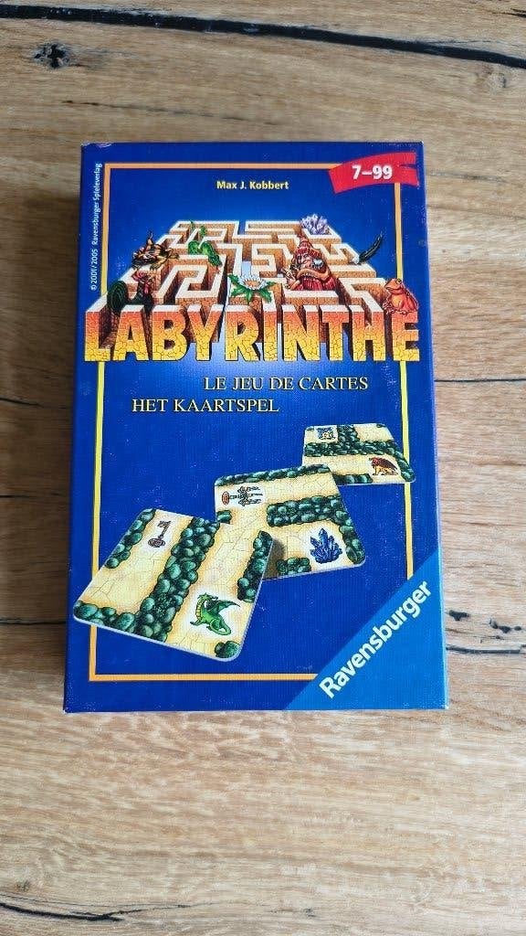 Bordspel: Labyrinth - het kaartspel, Vijf spelers of meer, Ophalen, Gebruikt, Ravensburger