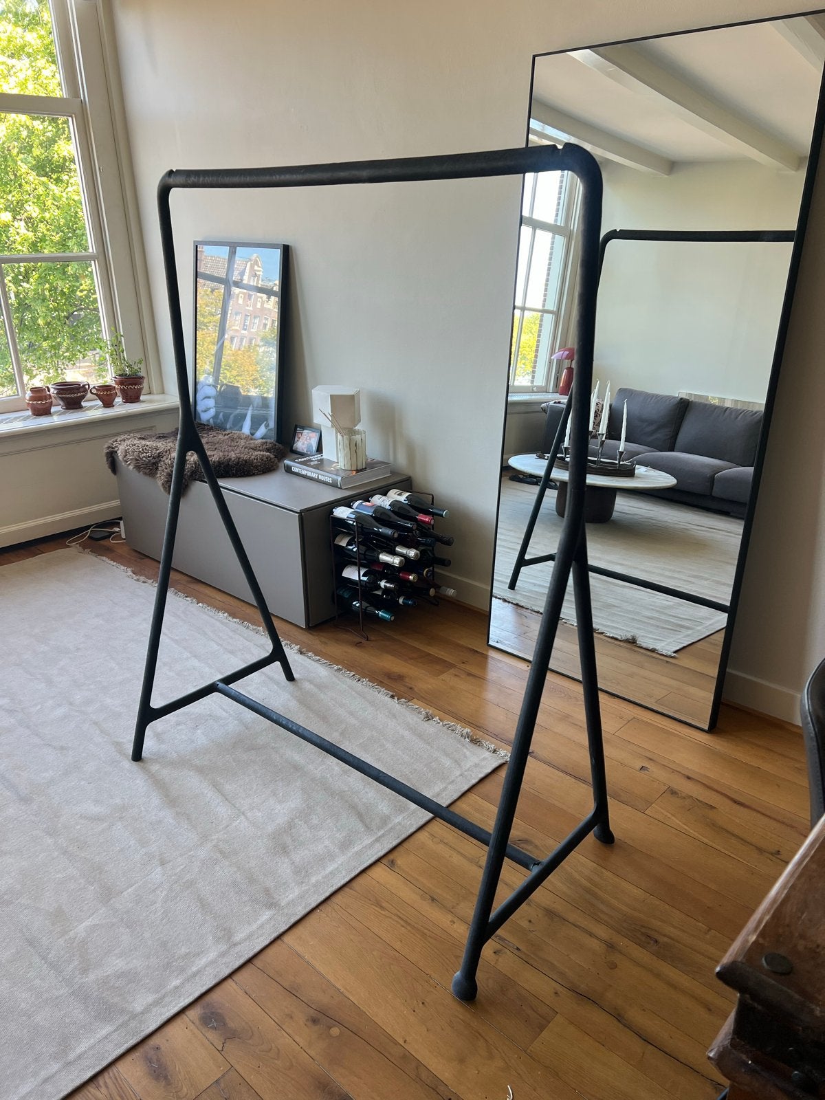 Kledingrek IKEA Turbo, Ophalen, Gebruikt, Metaal, Staande kapstok