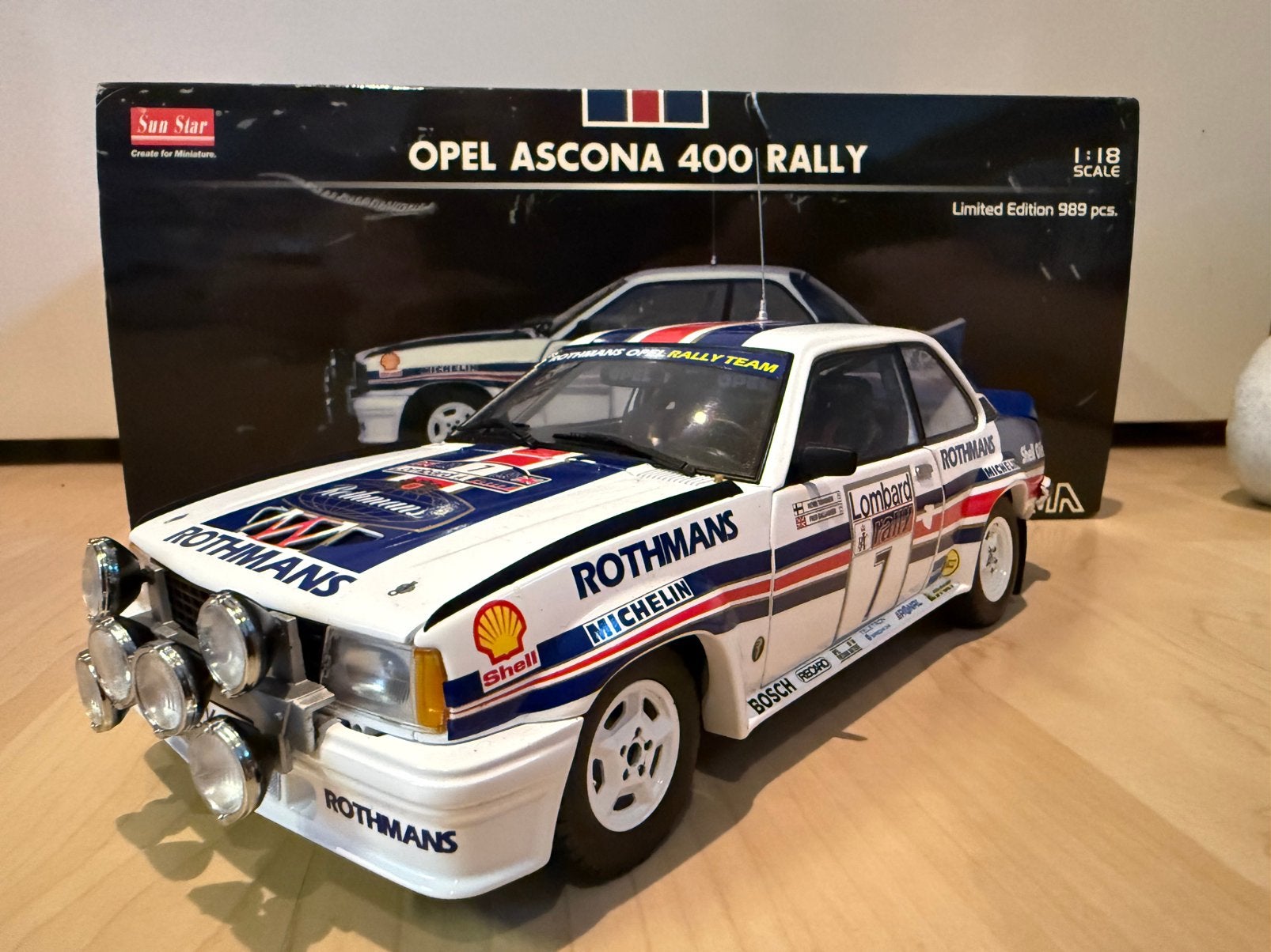 Opel Ascona Rothmans. Sun Star, Hobby en Vrije tijd, Ophalen of Verzenden, Nieuw, Auto, Sun Star