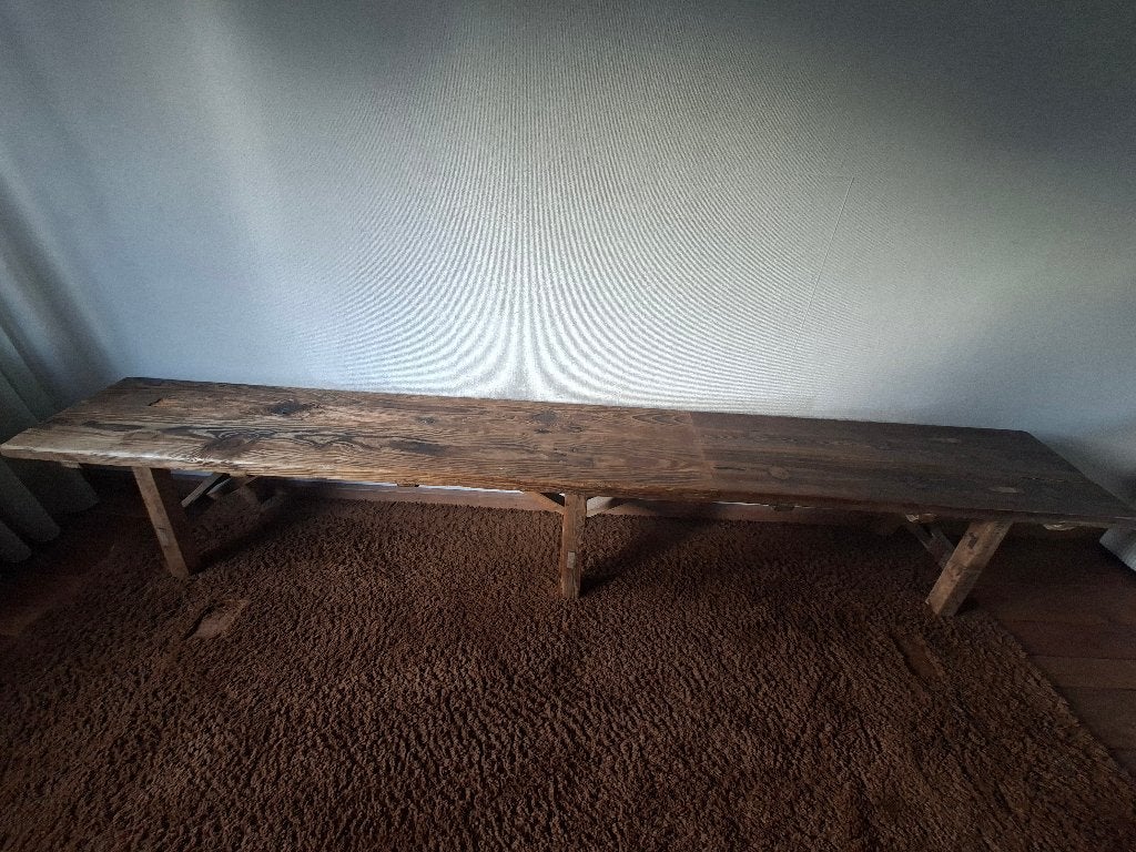 Houten banken, Ophalen, 250 tot 300 cm, Gebruikt, Barnwoos
