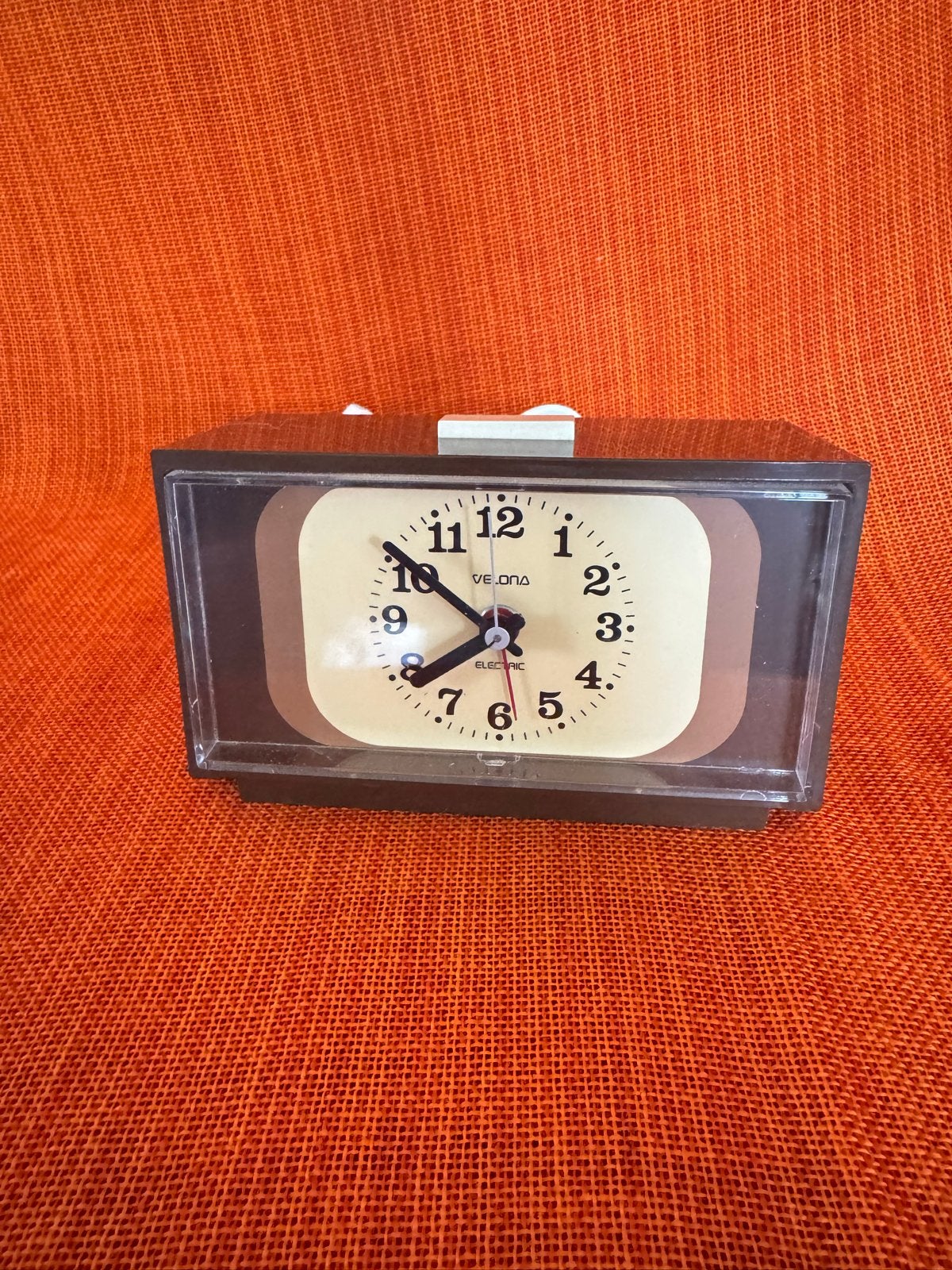 Vintage Velona Electric Wekker uit de jaren '70, Ophalen of Verzenden