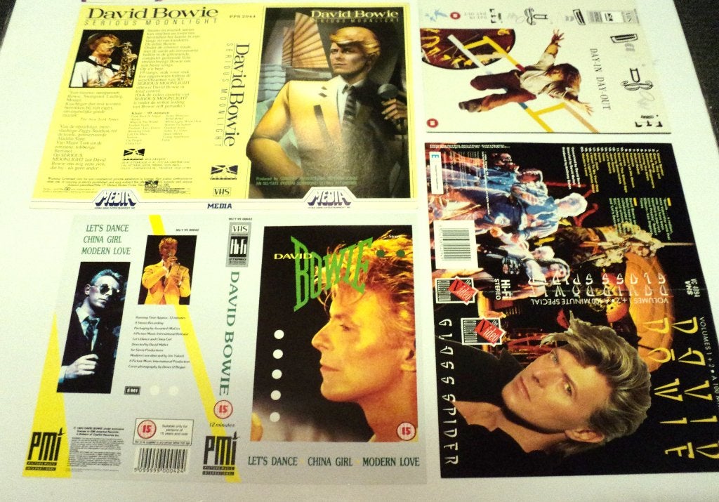 David Bowie PROMO Video Insert sheets - nooit gebruikt !, Verzenden, NvT, Diverse, NvT