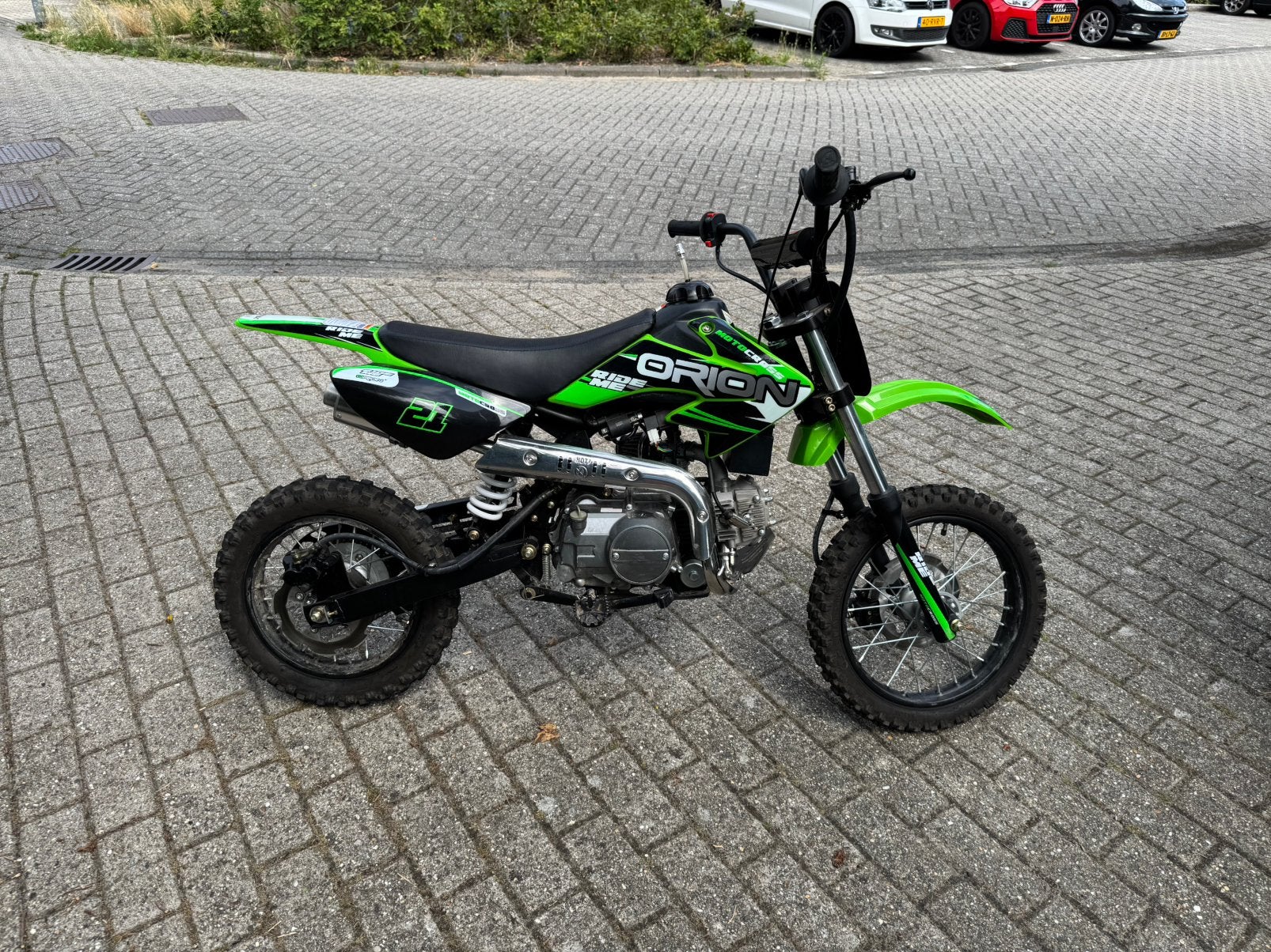 Orion 110cc Pitbike/mini crosser automaat, Ophalen, Zo goed als nieuw, Pitbike