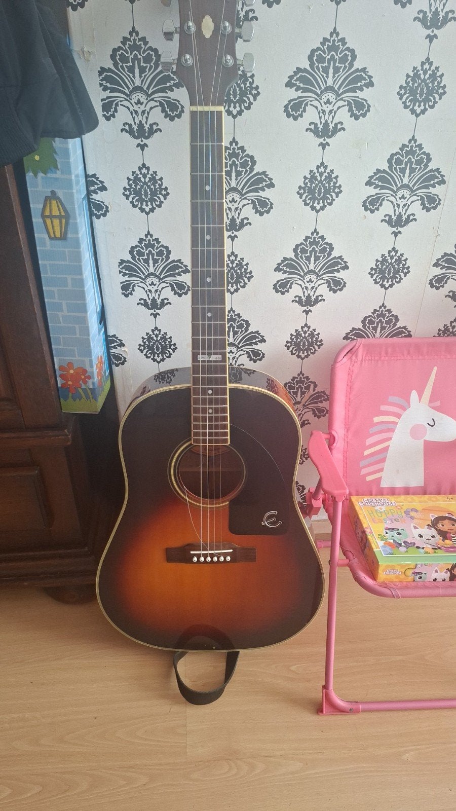 epiphone, Muziek en Instrumenten, Snaarinstrumenten | Gitaren | Akoestisch, Ophalen of Verzenden, Gebruikt, Western- of Steelstringgitaar