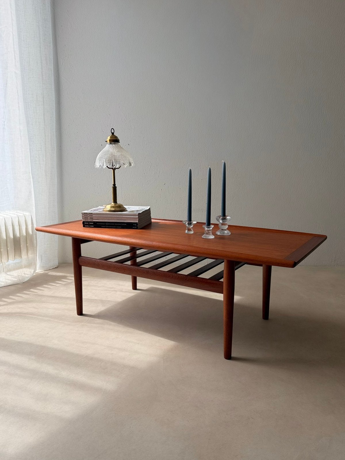 Grete Jalk teak salontafel Glostrup Møbelfabrik, Ophalen of Verzenden