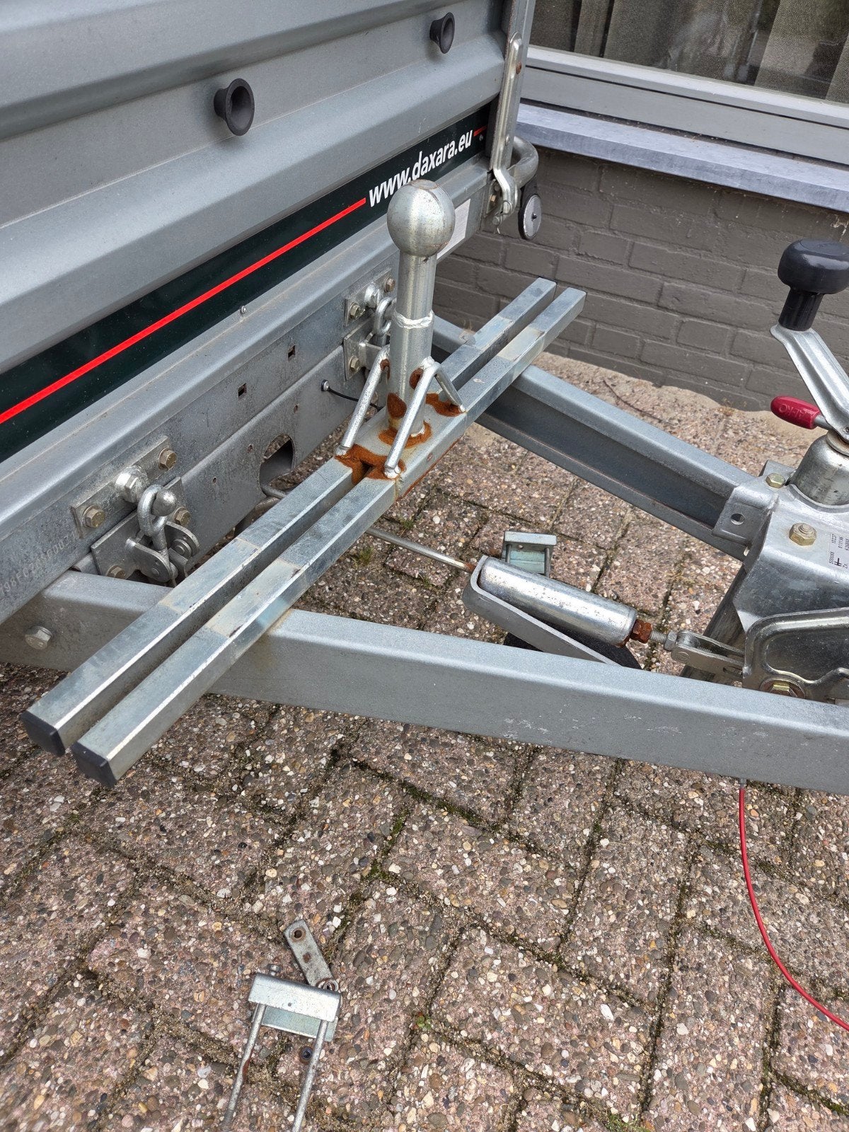 Fietsendrager trekhaak kogel voor aanhangwagen, Ophalen, Gebruikt