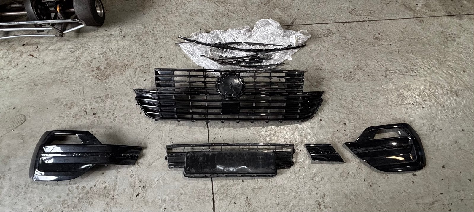 Grille T6 transporter en overige voorbumper onderdelen, Ophalen, Gebruikt, Volkswagen