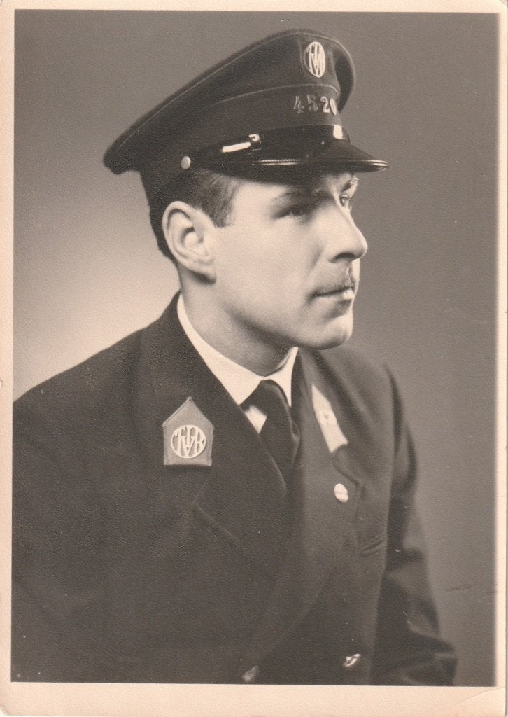 fotokaart  -    10 op 15  cm -   man, Verzamelen, Verzenden, Voor 1940, Zo goed als nieuw