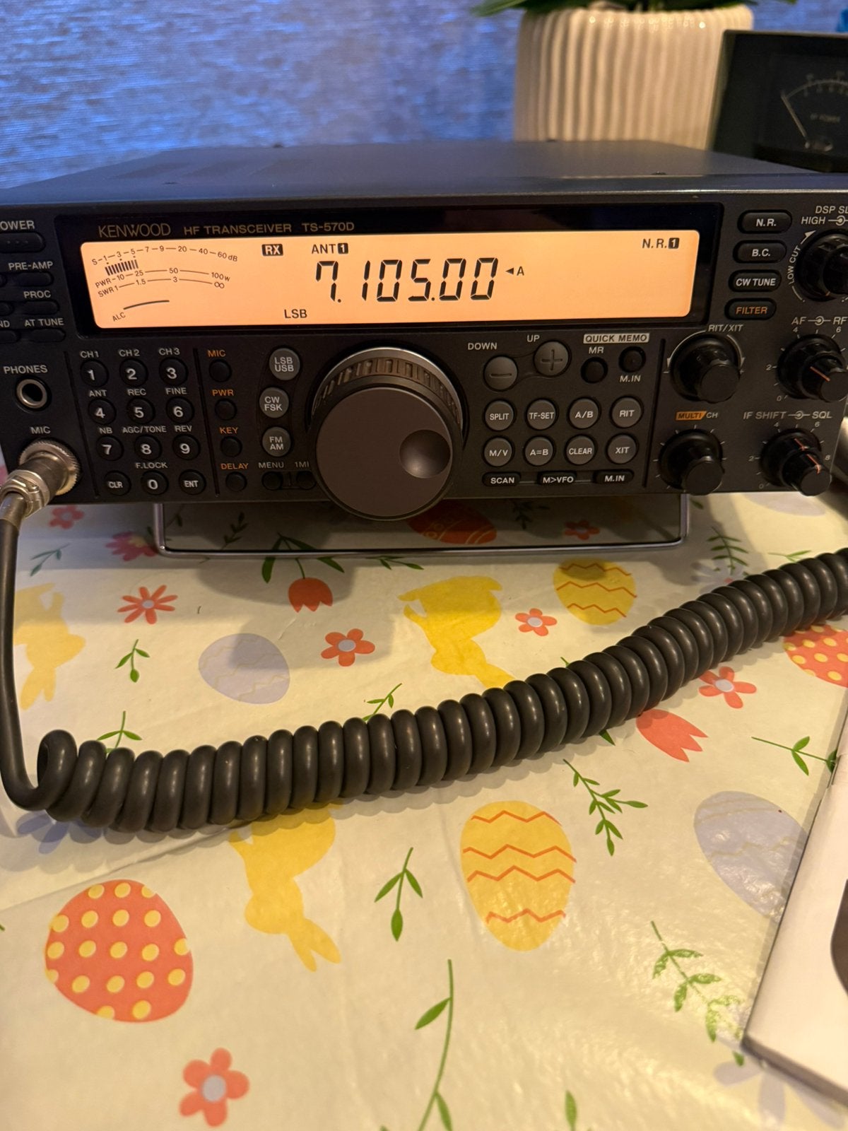 Kenwood TS 570 DG compleet HF set met tuner, Telecommunicatie, Zenders en Ontvangers, Ophalen, Gebruikt, Zender en Ontvanger