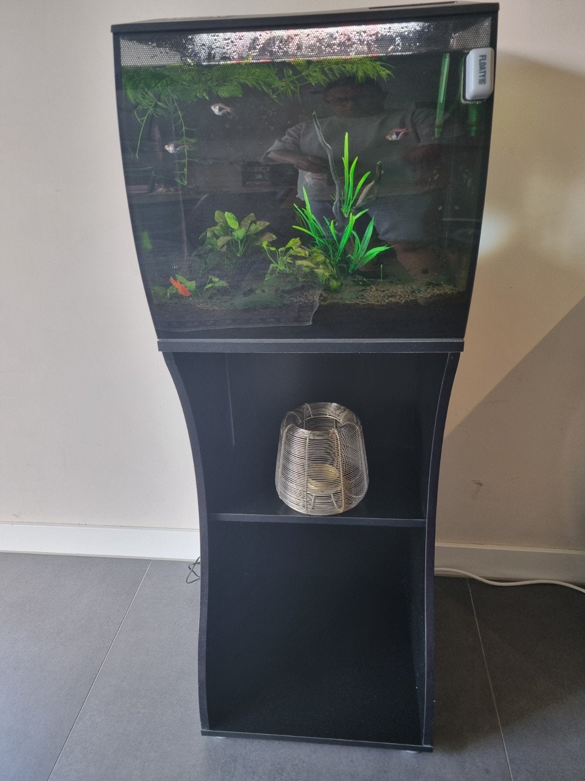 Fluval Aquarium all-in set met visjes, Dieren en Toebehoren, Ophalen, Gebruikt, Gevuld zoetwateraquarium, Fluval
