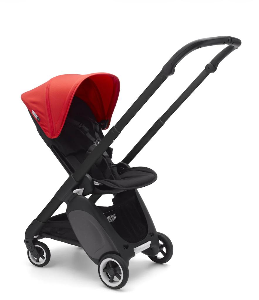 Bugaboo Ant (zwart/rood) + accessoires, Kinderen en Baby's, Buggy's, Ophalen of Verzenden, Gebruikt, Overige merken, Verstelbare rugleuning