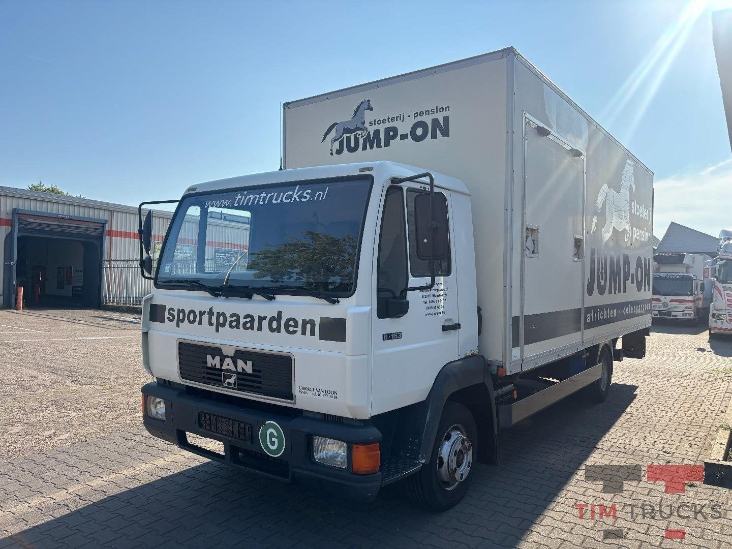 MAN 8.163 Paaardewagen TIM1250, Auto's, Overige kleuren, Bedrijf, Handgeschakeld, 2 stoelen