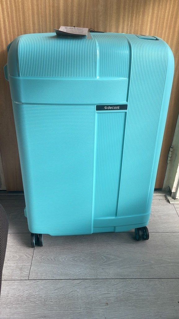 Decent Transit Koffers Turquoise - Handbagage,Middel & Groot, Sieraden, Tassen en Uiterlijk, Hard kunststof, Nieuw, Ophalen of Verzenden