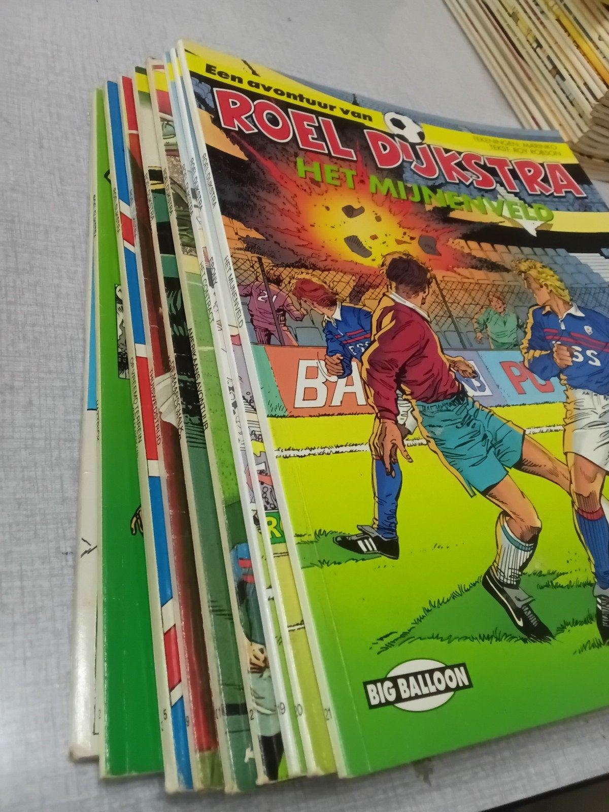 11 stripboeken van Roel Dijkstra ( Big Balloon )., Meerdere comics, Ophalen of Verzenden, Gelezen, Europa