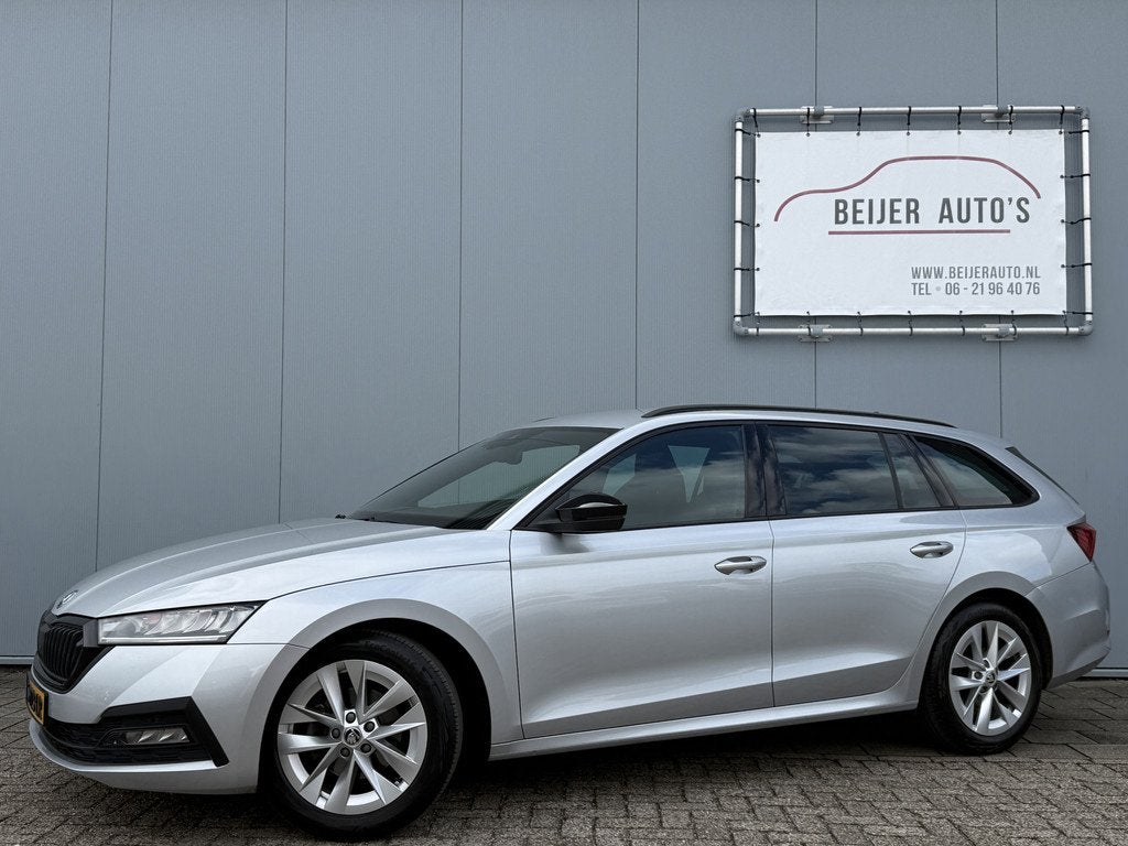 Skoda Octavia Combi 1.0 e-TSI Sport Business Automaat Carpla, Auto's, Skoda, Stof, Gebruikt, Euro 6, 1257 kg