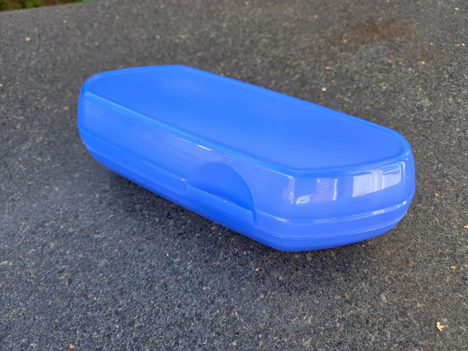Blauwe eierdoos voor 6 eieren - Ideaal voor picknick/camping, Kunststof, Ophalen of Verzenden, Zo goed als nieuw, Overige merken