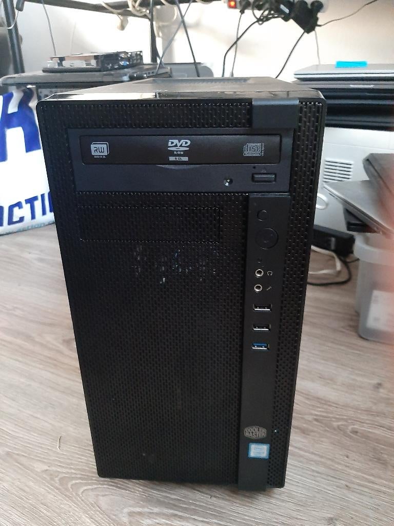 Coolermaster Asus prime b360 ma Intel i5 6 core desktop, Computers en Software, Desktop Pc's, Zo goed als nieuw, 4 Ghz of meer