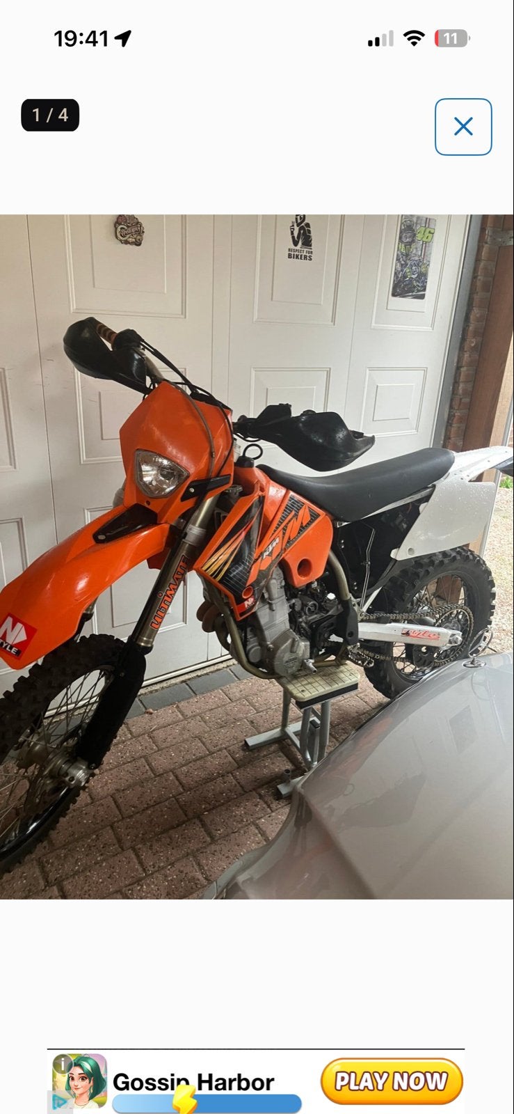 KTM EXC 450 Enduro/Crossmotor, Ophalen, Gebruikt