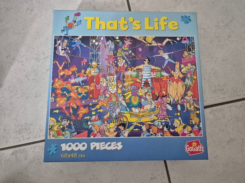 Puzzel That’s life circus 919246, Ophalen of Verzenden, 500 t/m 1500 stukjes, Zo goed als nieuw, Legpuzzel