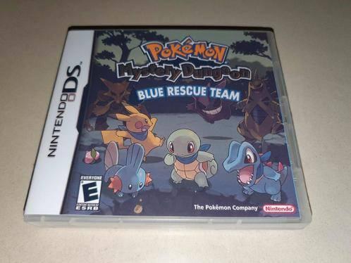 Pokemon Mystery Dungeon Blue Rescue Team DS Game Case, Avontuur en Actie, Verzenden, 1 speler, Zo goed als nieuw